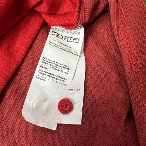 Camicia Maglietta Autentica Originale Kappa VFC Venezia FC 2020-2021 Rossa Abbottonata XL - Foto 7 di 13