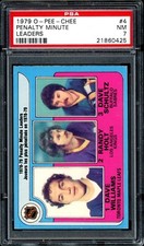1979-80 OPC O PEE CHEE NHL #4 Dave Williams Dave Schultz Penalty Leader PSA 7 NM