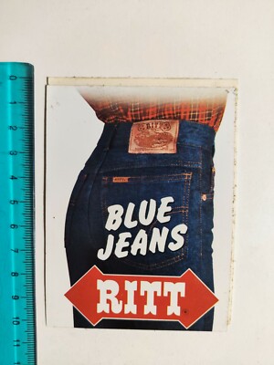 Autocollant / Sticker Original Rifle Jeans Ladies Des Années 80 - Neuf