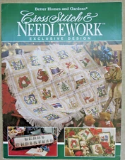 Better Homes and Gardens Leaflet Cross Stitch Needlework Merry Christmas