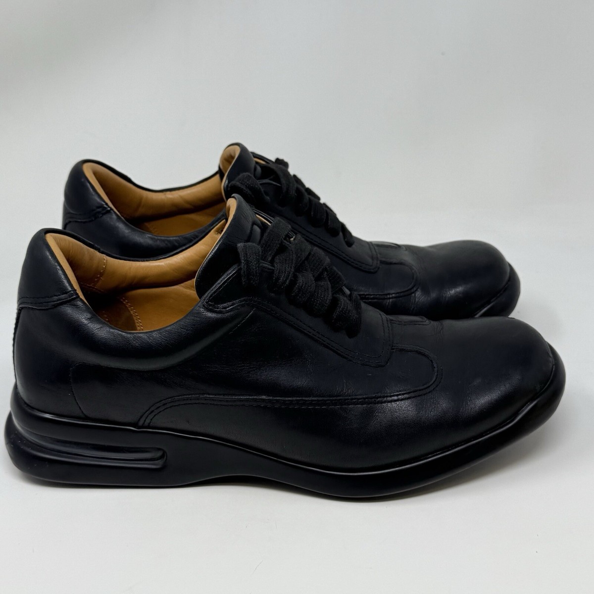 Cole Haan Air Conner Shoes Mens M Black Leather Casual Comfort Business  Dress