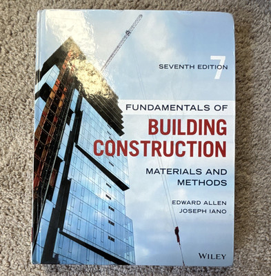 Wiley Fundamentals of Building Construction: Materials and Methods 7th Ed (2019)