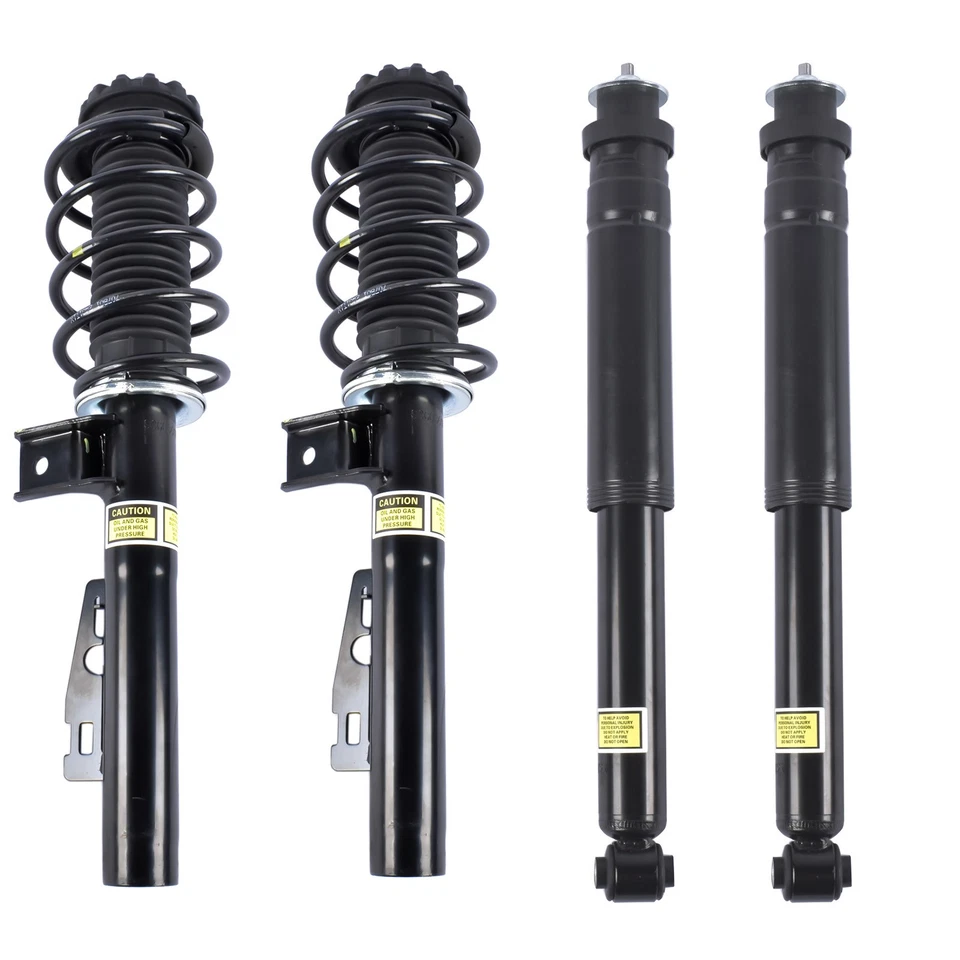 4 piezas conjuntos de puntales de amortiguador delanteros y traseros sin ADS para Smart Fortwo W451 2008-2016 Foto 2 de 4