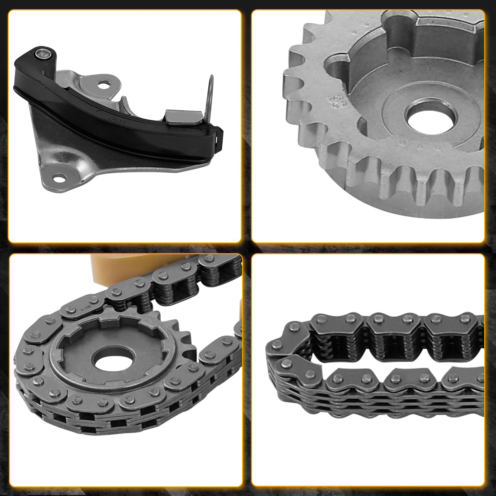 Engine Timing Chain Kit W/Tensioner & Guide For Ford Explorer Sport Trac 07-10