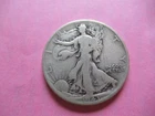 1943-P Walking Liberty US Silver Half Dollar VG Free Shipping r