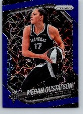 2025 WNBA Prizm Blue Velocity Megan Gustafson