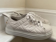 Fendi Ecru White Trainers 4 Uk