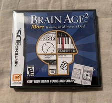 Nintendo DS Factory Sealed Brain Age 2 Nintendo DS Game