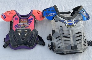 VTG Youth Roost Guard Motocross Chest Protectors Fox Roost 2 & HRP Flash Jak 2