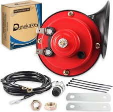 Golf Cart Horn Kit Floor Mount Button for EZGO, Club Car, Ya-ma-ha, 12 V