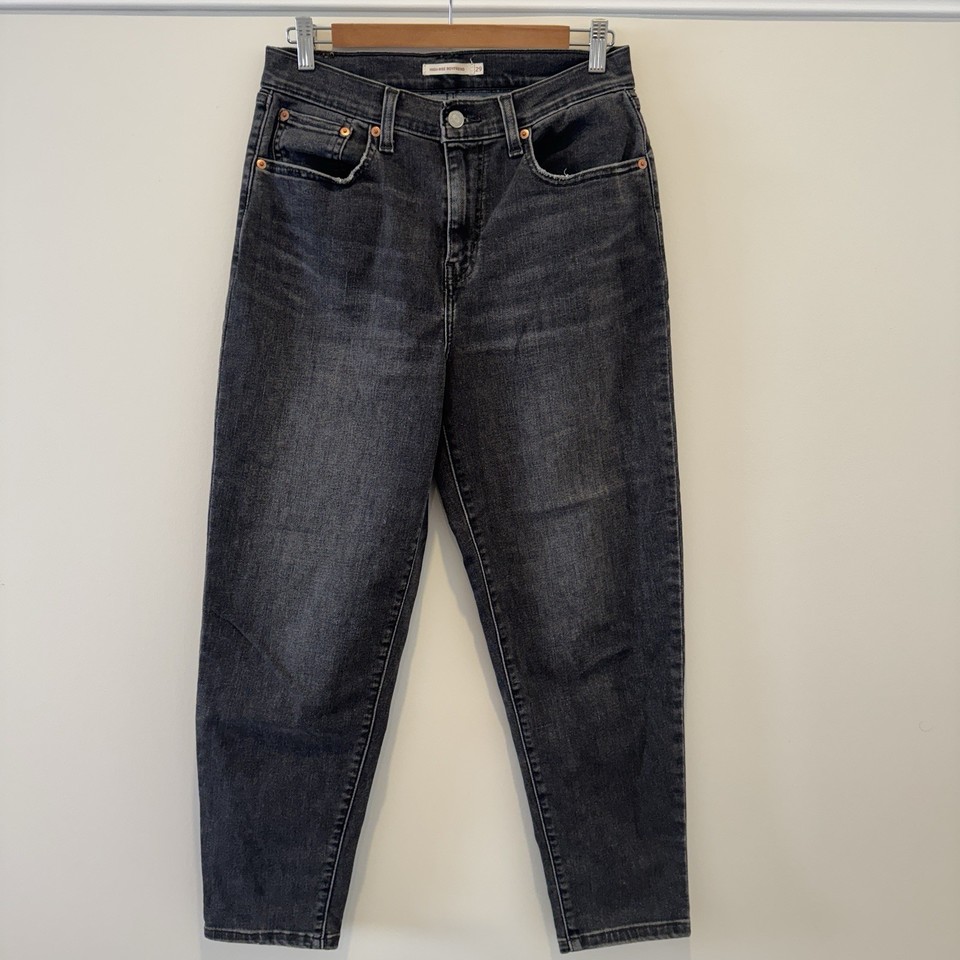 Cute Grey Levi’s High Rise Boyfriend Denim Jeans Comfy Casual Size 29