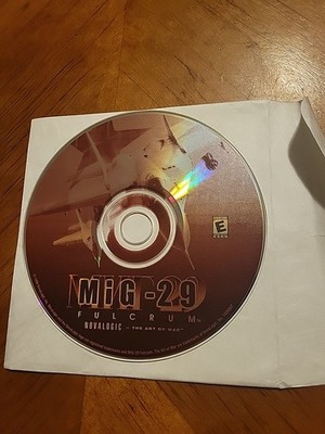 1998 Novalogic MiG-29 Fulcrum PC Video Game Disc Only