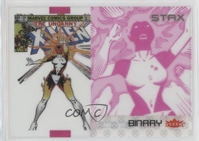 2018 Fleer Ultra Marvel X-Men Stax Middle Layer Binary #22B 01al