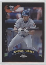 2002 Topps Chrome Traded & Rookies Black Refractor /100 Andres Torres #T174 a8r