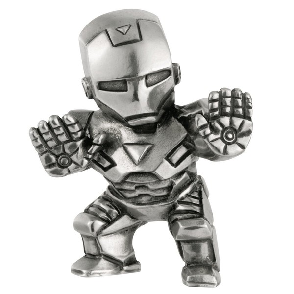 Royal Selangor Hand Finished Marvel Collection Pewter Iron Man Miniature Figurin-image