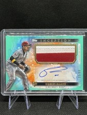 2024 Topps Inception Autographed Patch Noelvi Marte Aqua /50 #APC-NM - Reds