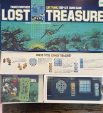 SEALED Lost Treasure Board Game 1982 Parkers Brothers Vintage Deep Sea Diving