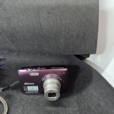 Nikon COOLPIX S4300 Plum Touchscreen Digital Camera TESTED- No Charger #9