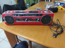 Sanyo M W715L Boombox Boombox Radio Working Play Spin, With Defects