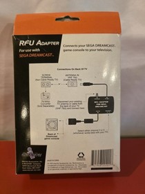 RFU Adapter for use with SEGA Dreamcast (Performance) Console to Television