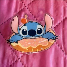 Stitch Donut Cartoon Phone Grip Holder Stand, Plastic, Multicolor, Universal