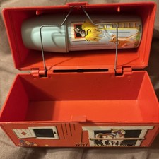 Vintage 1962 Fisher Price Toy Barn Small Lunchbox Thermos See Photos