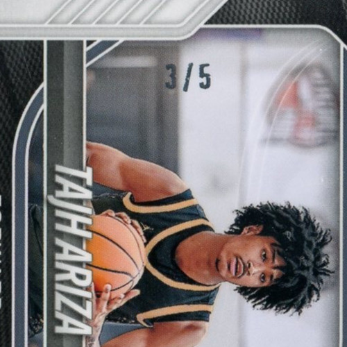 TAJH ARIZA NIL 2025-26 Panini Prizm GOLD VINYL Prizm AUTO /5 Oregon Ducks view 3