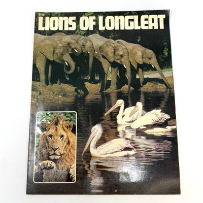 Vintage Early 1970s The Lions Of Longleat Souvenir Program Guide