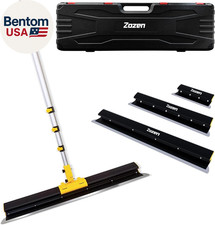 Drywall Skimming Blade Set with Portable Case, All Body Made of Aluminum Alloy,