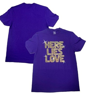 HERE LIES LOVE The Musical DAVID BYRNE BROADWAY Unisex Logo  Tee T-Shirt