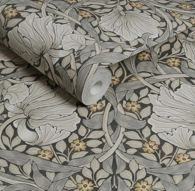 Graham & Brown William Morris at Home Pimpernel Grey Wallpaper