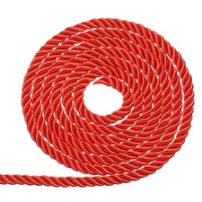Twisted Cord Trim 5mm/11 Yard Trim Cord Rope Twine Braided Rope Red