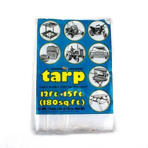 Polyethylene One-Piece Tarp 12ft x 15ft New