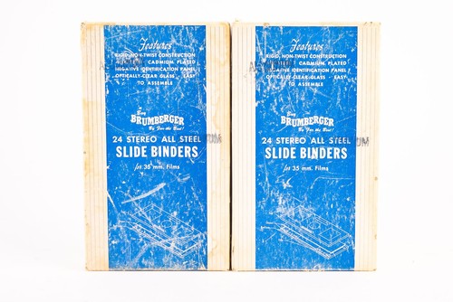 Brumberger Aluminum 35mm Film Stereo Slide Binders 48 Total 2 Boxes V13 - Picture 4 of 4