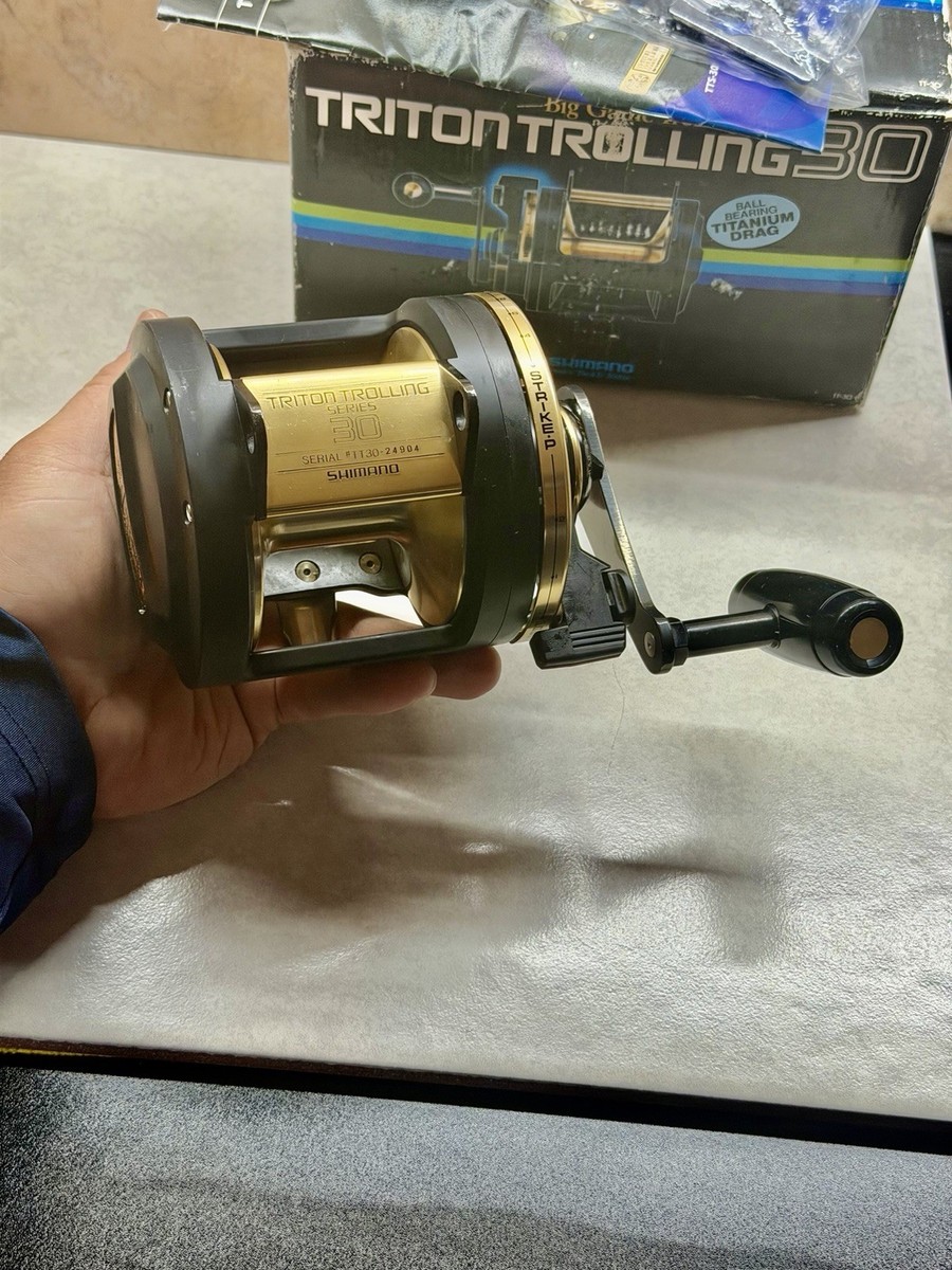 SHIMANO TRITON 30 Trolling Series Big Game Lever Drag Reel Box