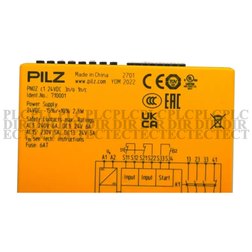 Neu Pilz PNOZ C1 710001 Sicherheitsrelais 24VDC - Bild 2 von 2
