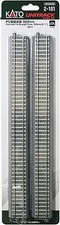 Kato Straight Track w/Concrete Ties - Unitrack - HO Scale Nickel Silver Model