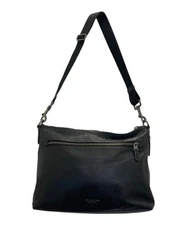 COACH                    Leather Shoulder Bag black F72511