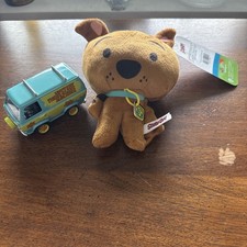 Scooby-Doo Chibi Plush 7 With Tag Mystery Machine Diecast Van Toy Lot