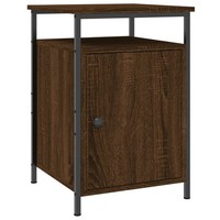 Nachttisch Braun Eichen-Optik 40X42X60 Cm Holzwerkstoff