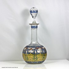 Jugendstil emaillierte Jodhpur Karaffe von Fr...