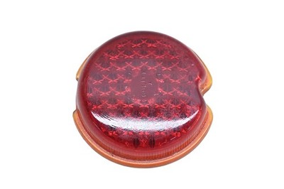 K-D Triflex 275, 1895173 Red Glass 2-5/8'' Taillight Lens NOS