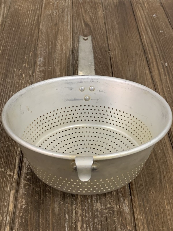Wear-Ever Aluminum 3102 Strainer with Handle Made In USA Vintage Kitchen