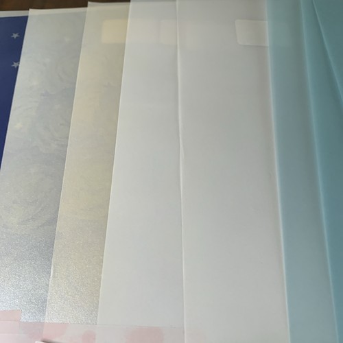 The Paper Company - ALL VELLUM 12x12 Scrapbook Paper Mixed Lot 50 Pages - Picture 9 of 11