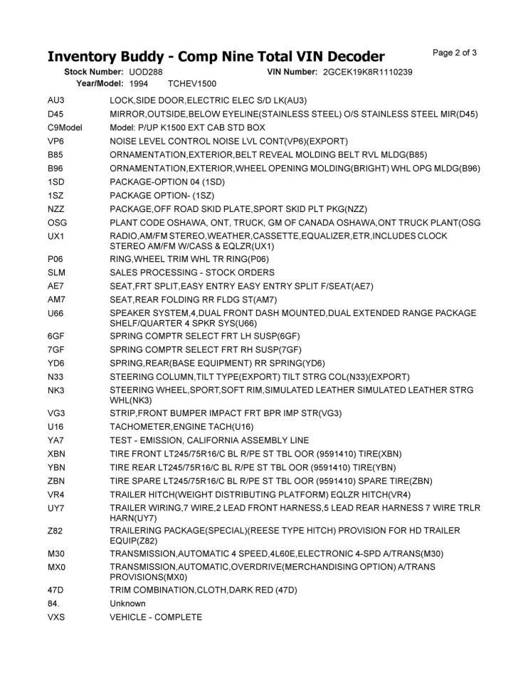 Chasis ECM control de crucero compatible con 95 BLAZER S10/JIMMY S15 29439399 Foto 4 de 4