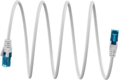 Goobay Ultraflexibles CAT 6A Patchkabel, RJ45, U/UTP Schirmung, LSZH-TPE, 10