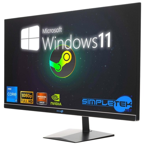 Aio All IN One 27 " i7 10TH WIN11 16GB 960GB PC Desktop-Computer Aufstellung PC - Bild 11 von 11