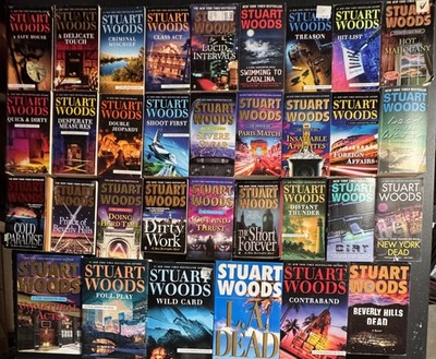Complete Series Set STONE BARRINGTON 1-65 Stuart Woods Lot