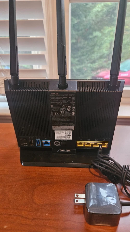 ASUS AC2900 Dual Band Gigabit WiFi Gaming Router - Black (RT-AC86U) - Image 2 of 4