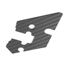 New Carbon Fiber Anti-sand Cover Dust Cover Plate For Tamiya TT-02 1/10 RC Car